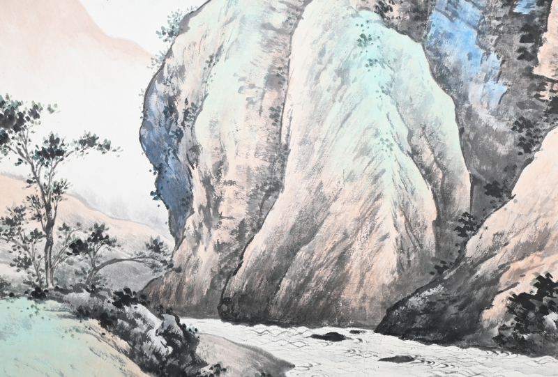 溪山松云(4)