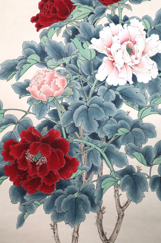 牡丹锦鸡图(5)