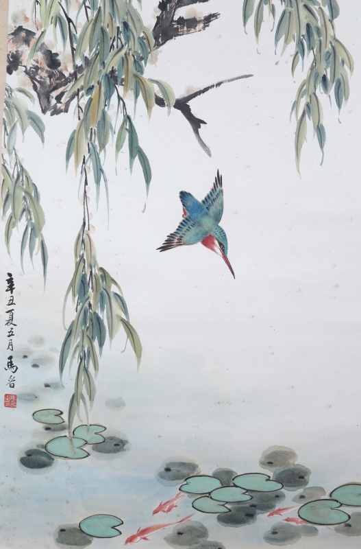 翠鸟游鱼(1)