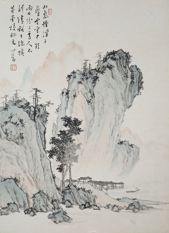 山气欲雨图(1)