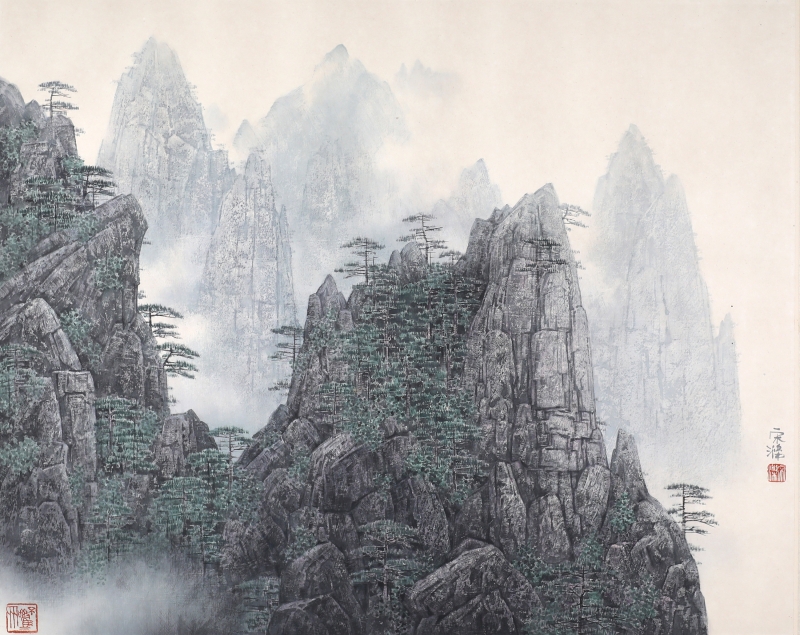 黄山雨后(1)