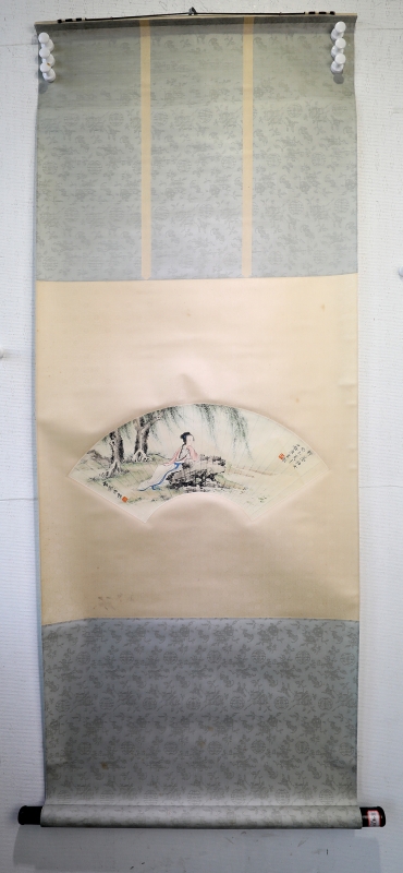 仕女扇面(6)