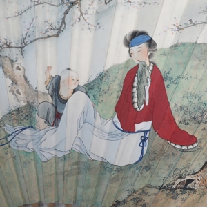 人物成扇(3)