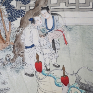 人物扇面(3)