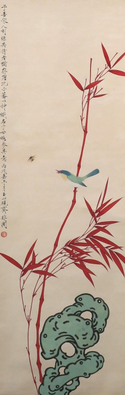 枝头翠鸟(1)