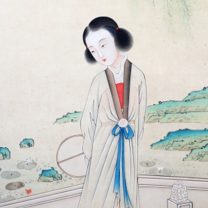柳荫仕女图(4)